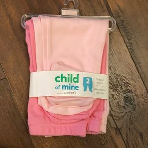 2 Pack Footed Pants 0-3m